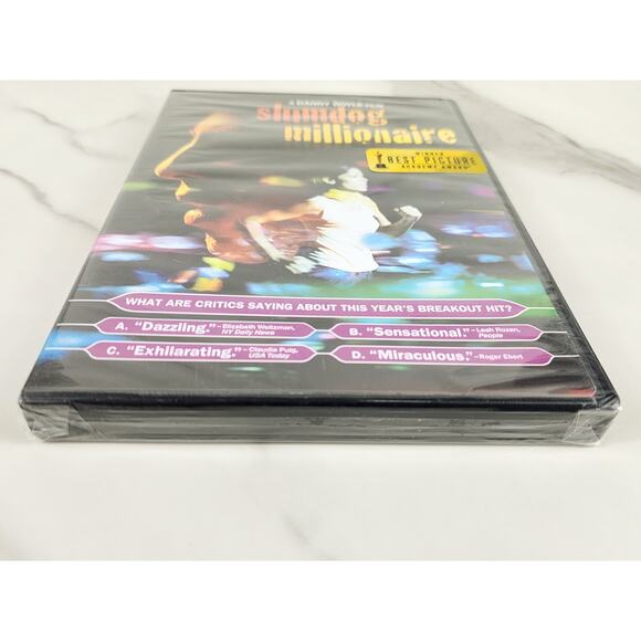 Movie Slumdog Millionaire DVD New Sealed India 2009 Dolby Digital - Picture 8 of 10
